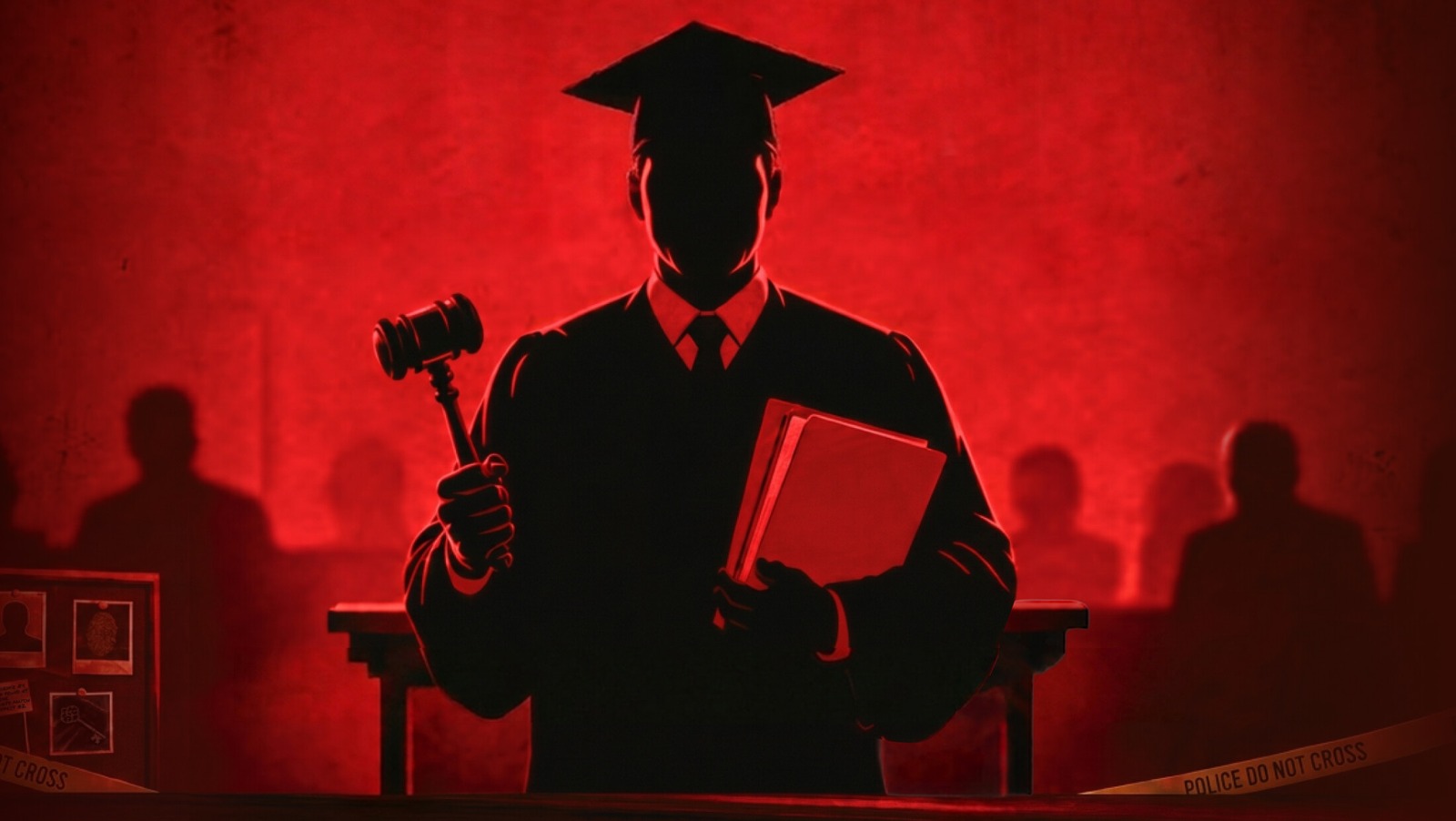 Judge silhouette artwork from Guilty or Not